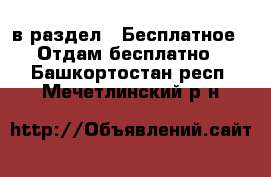  в раздел : Бесплатное » Отдам бесплатно . Башкортостан респ.,Мечетлинский р-н